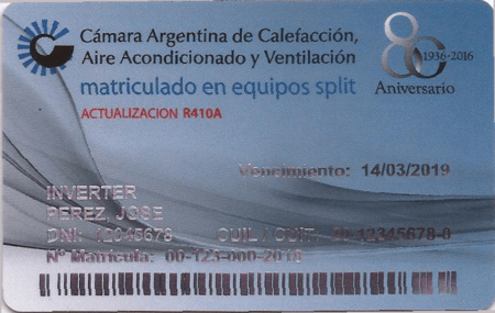 Credencial Inverter
